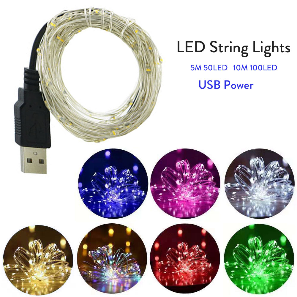 Outdoor Usb Power Strip - 5M 50led 10M 100led USB Powered
