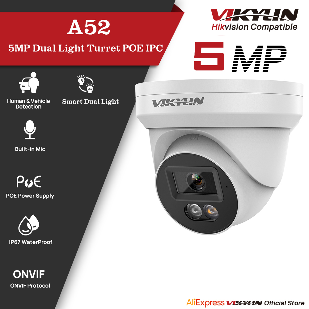 Outdoor Power G Motion - VIKYLIN 5MP IP Security Camera with
