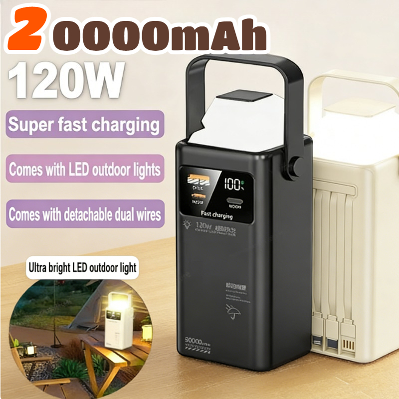 Outdoor Usb Power Outlet - 120W Power Bank 200000mAh Large Capacity