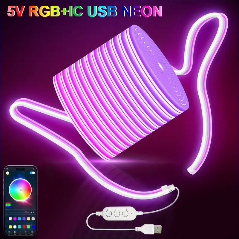 Outdoor Usb Power Strip - 1M 2M 3M 5M 5V Rgbic