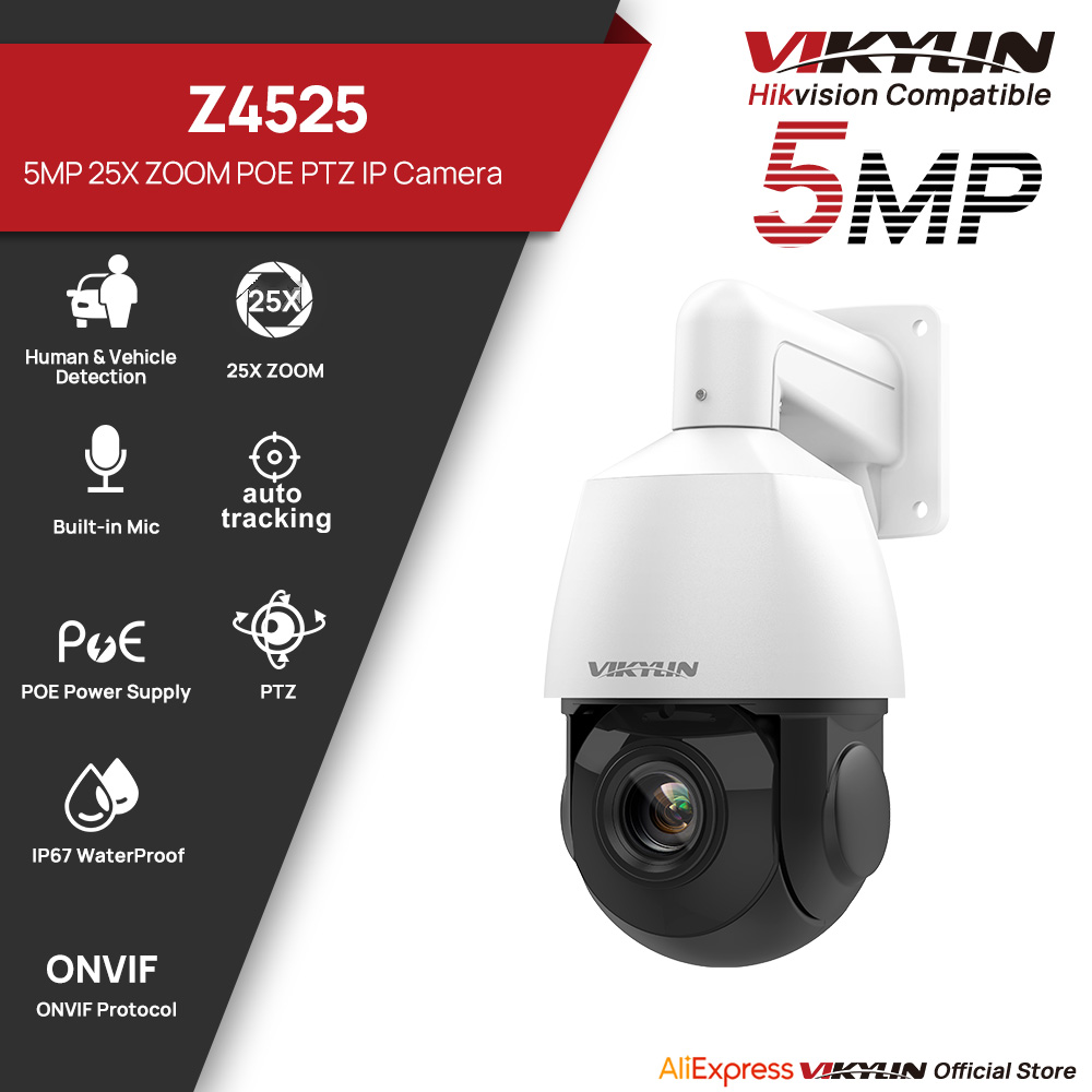 Outdoor Power G Motion - Vikylin 5MP PTZ 25X Optical Zoom