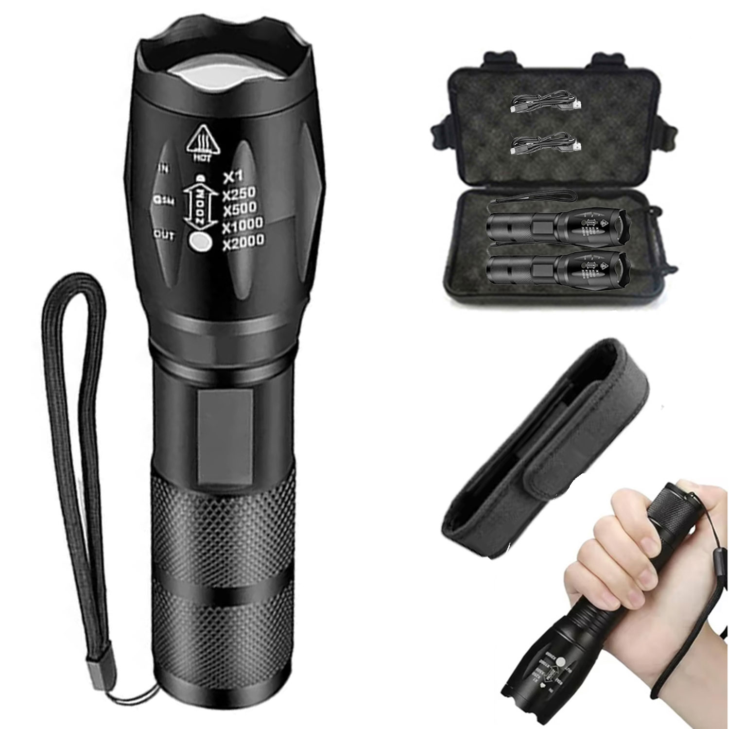 Outdoor Power Not Working - Powerful LED Torch Outdoor handheld Flashlight