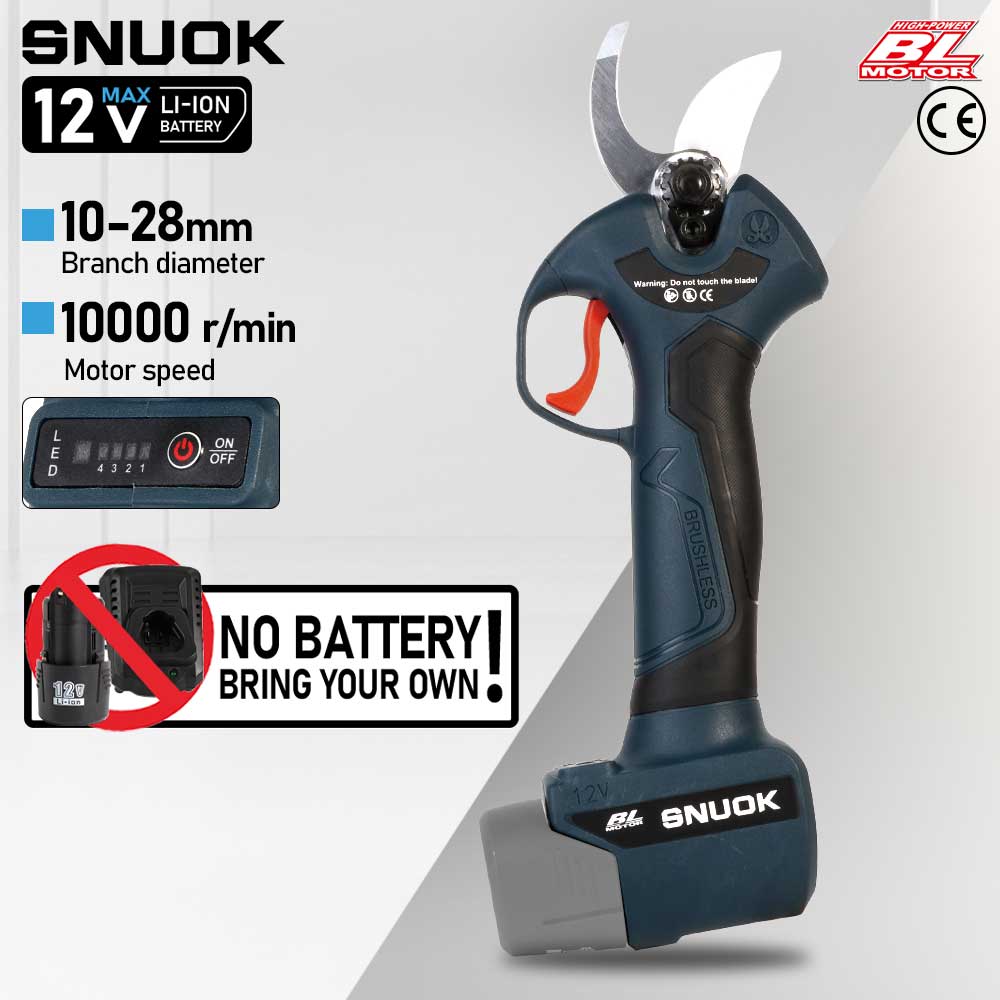 Outdoor Power Wash - SNUOK 12V Brushless Electric Pruning Shears