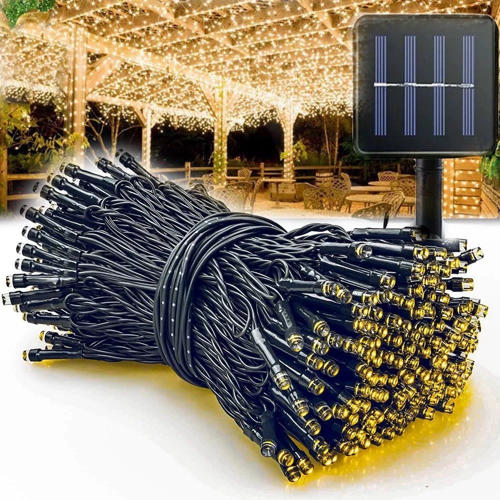 Solar Powered Fairy string Lig - огляд і ціна Outdoor Solar Power Xmas Lights