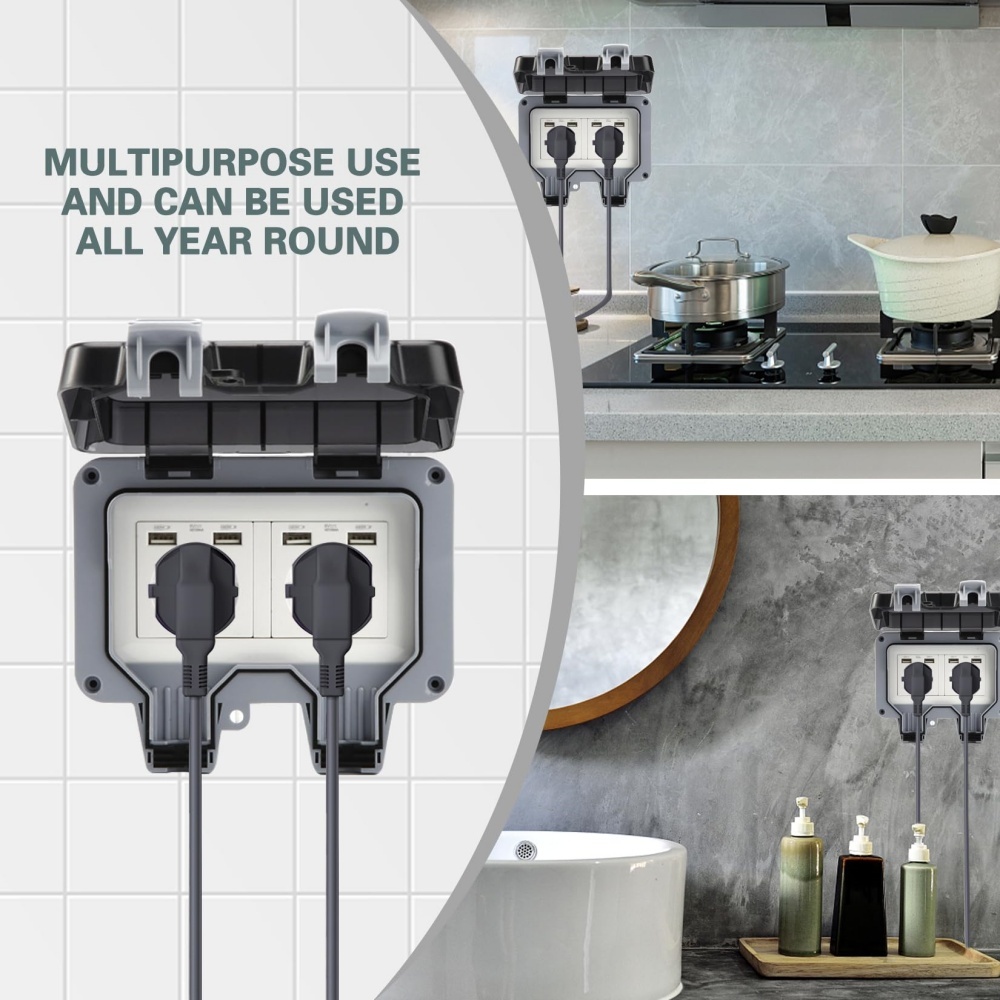 EIOMR USB Outdoor Waterproof S - огляд і ціна Outdoor Usb Power Strip