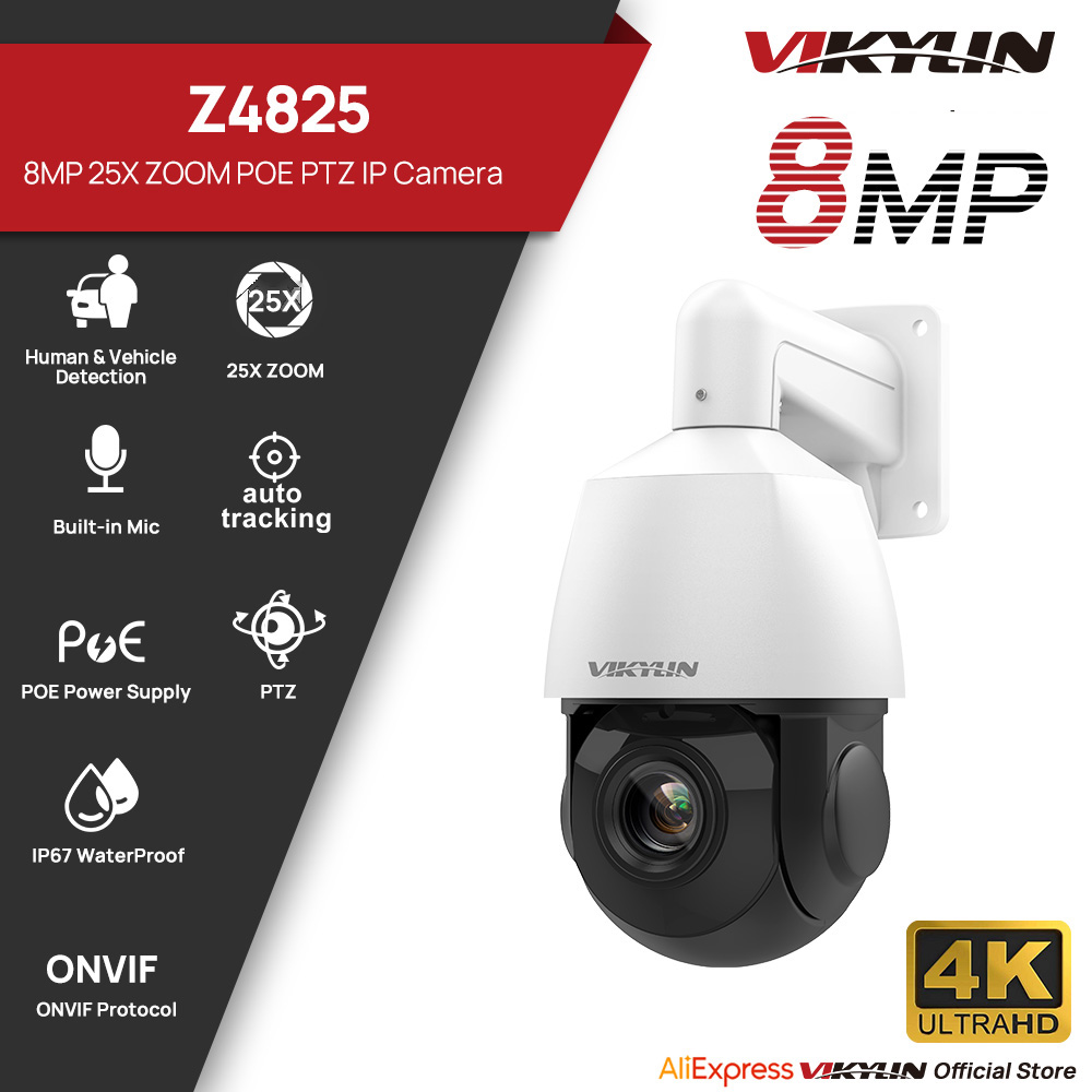 Vikylin 4K 8MP PTZ 25X Zoom 10 - огляд і ціна Outdoor Power G Motion
