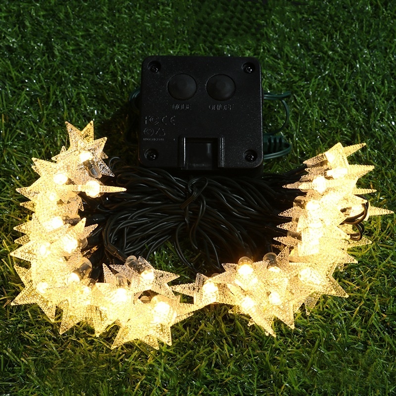 Solar Powered Star String Ligh - огляд і ціна Outdoor Solar Power Xmas Lights
