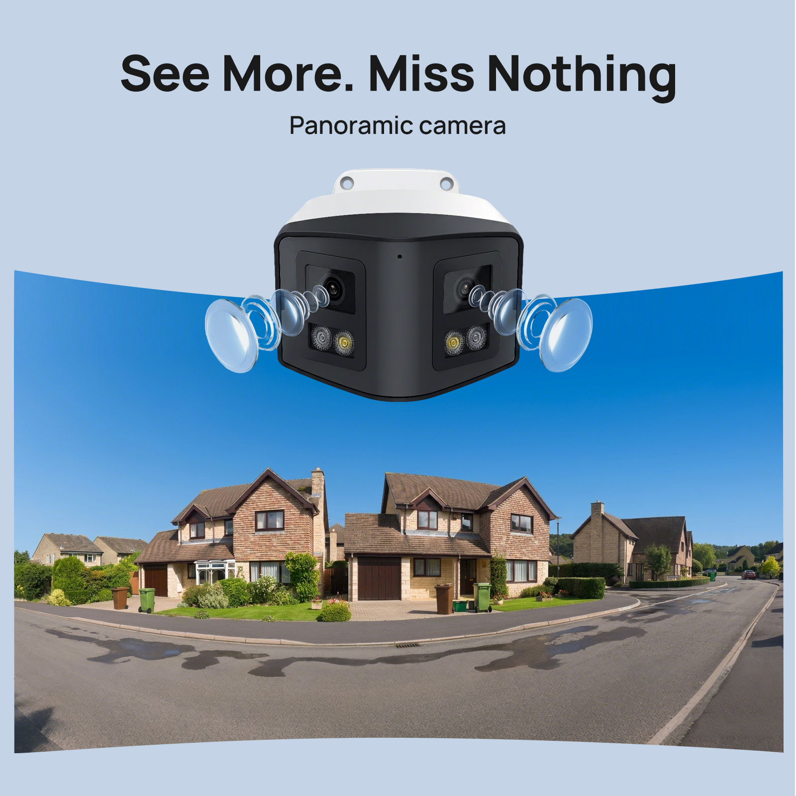 VIKYLIN 170° Panoramic Securit - огляд і ціна Outdoor Power G Motion