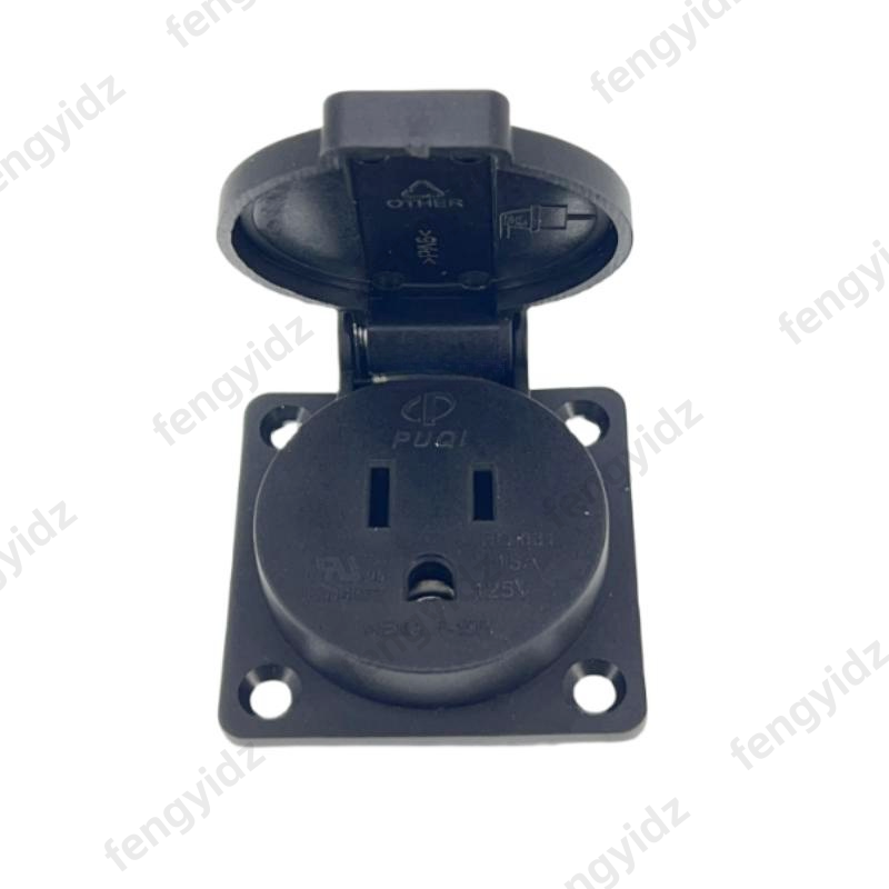 Black 125V 15A 20A IP44 CE Ame - огляд і ціна Outdoor Power Outlet Waterproof