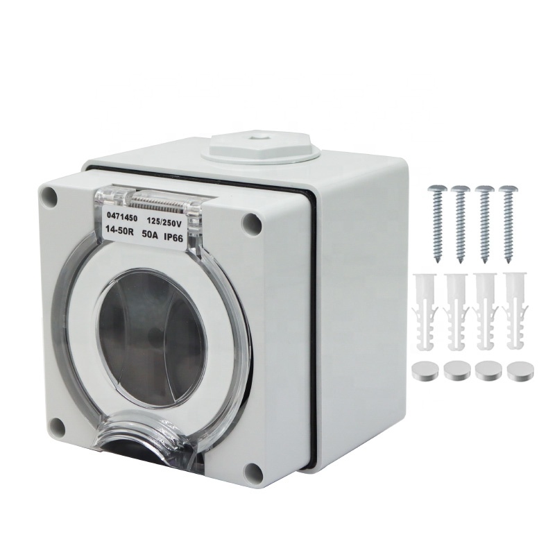 50 Amp Generator RV Power Inle - огляд і ціна Outdoor Power Outlet Waterproof