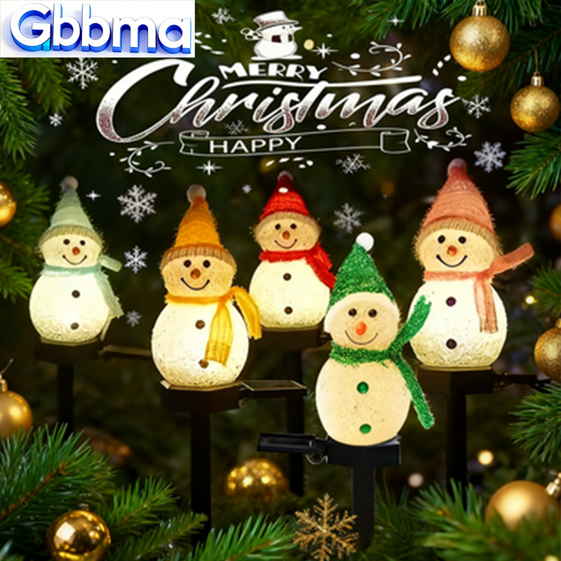 2 LED Snowman Solar Garden Lig - огляд і ціна Outdoor Solar Power Xmas Lights