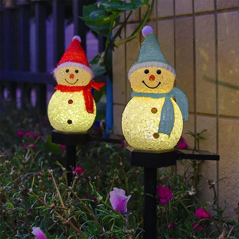 Solar LED Snowman Ambient Ligh - огляд і ціна Outdoor Solar Power Xmas Lights