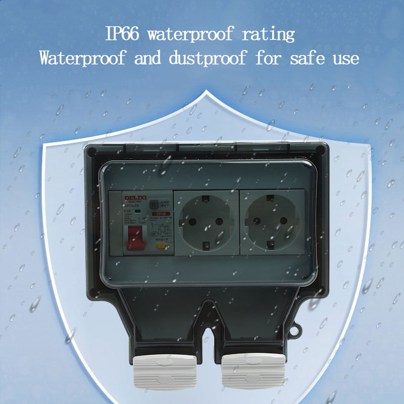 Outdoor Waterproof Socket 86 T - огляд і ціна Outdoor Power Outlet Waterproof