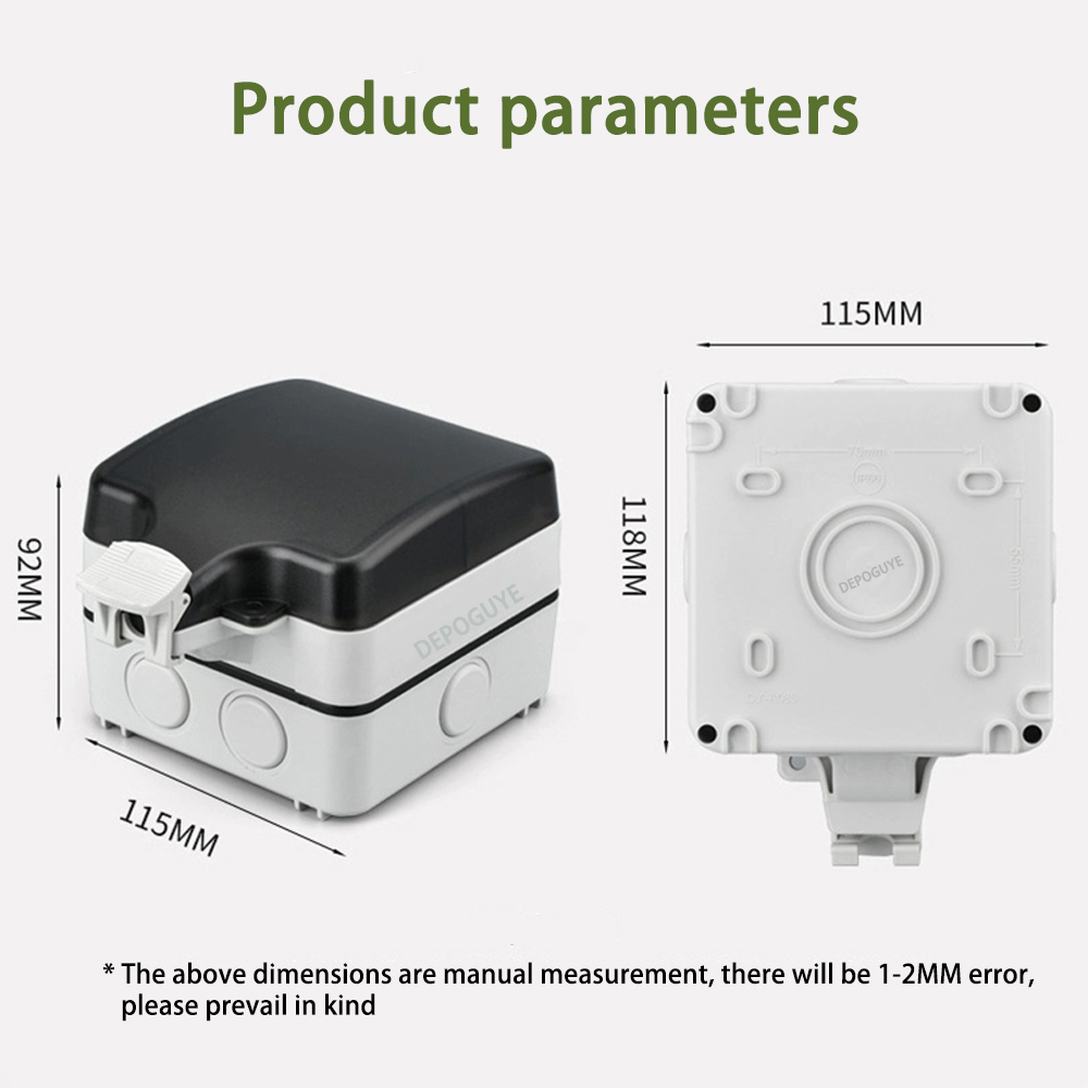 IP66 Waterproof Socket Univers - огляд і ціна Outdoor Usb Power Strip