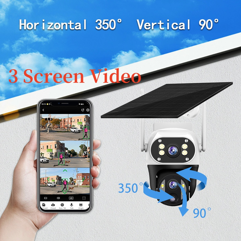 4G WiFi Solar Powered CCTV Cam - огляд і ціна Outdoor Power G Motion