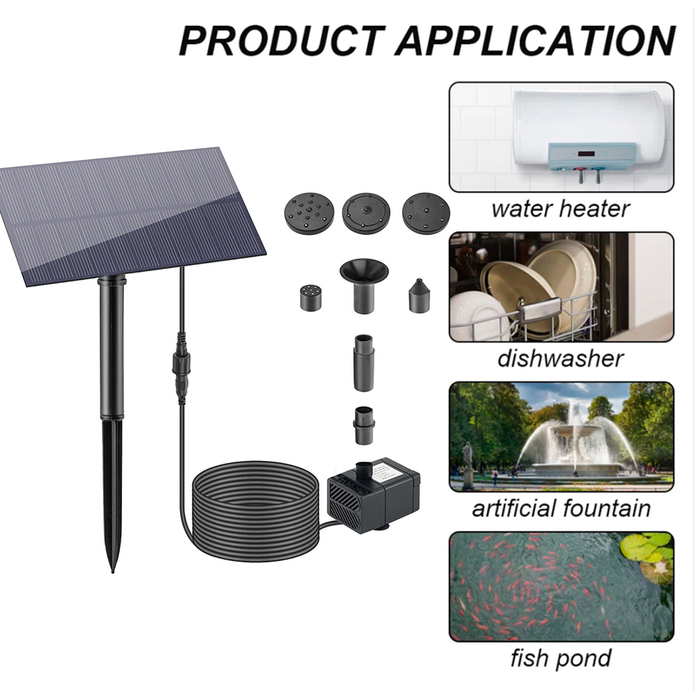 5W 5V Water Fountain Garden De - огляд і ціна Outdoor Power Stake