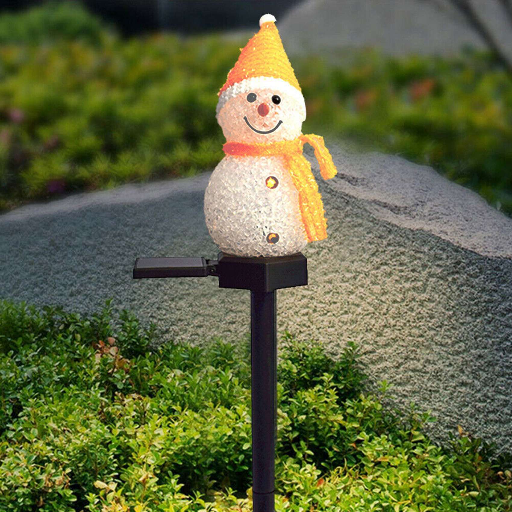 ABAH-Snowman Solar Lights Chri - огляд і ціна Outdoor Solar Power Xmas Lights