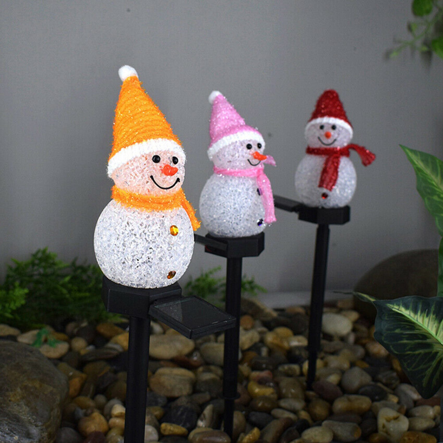 ABAH-Snowman Solar Lights Chri - огляд і ціна Outdoor Solar Power Xmas Lights