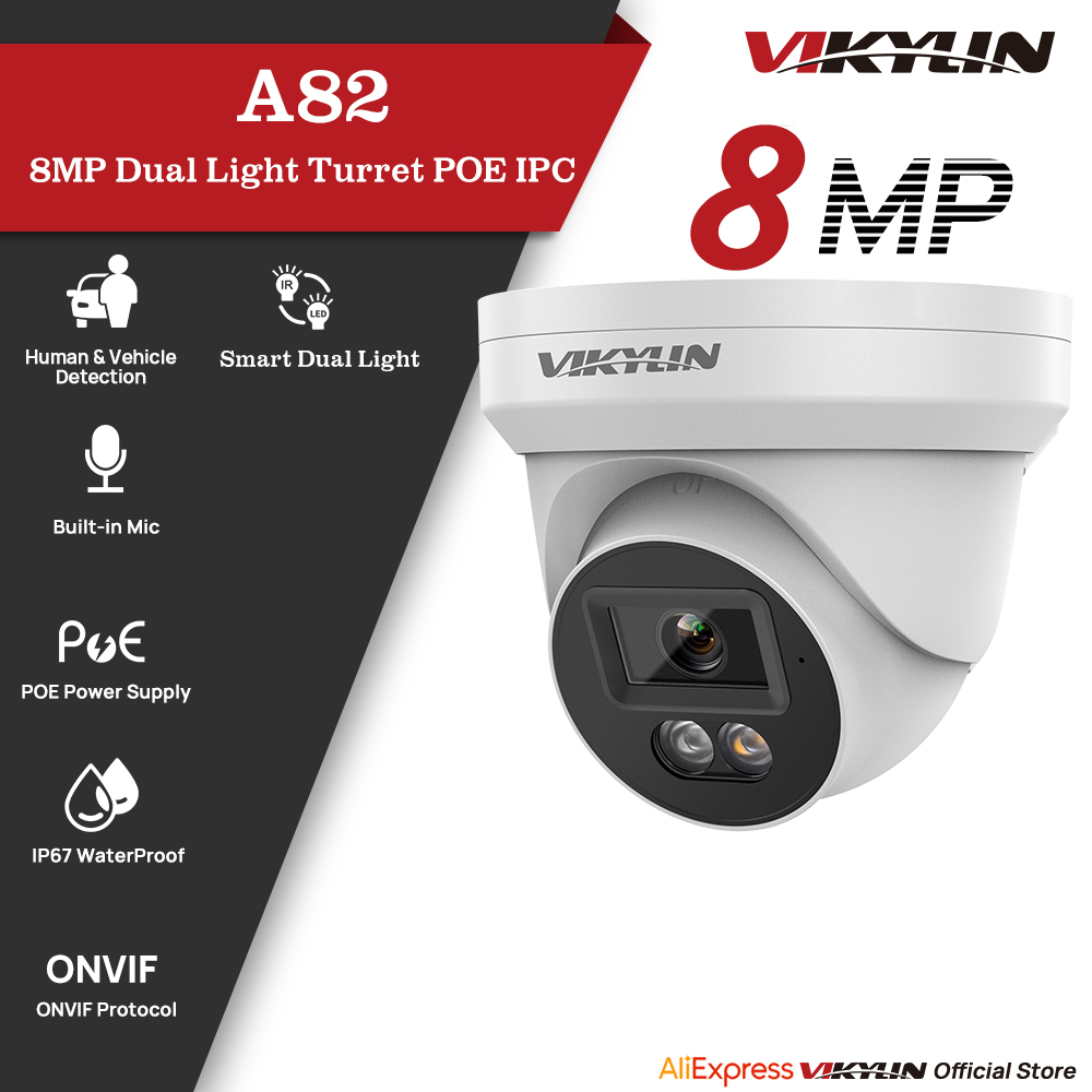 VIKYLIN 8MP IP Security Camera - огляд і ціна Outdoor Power G Motion