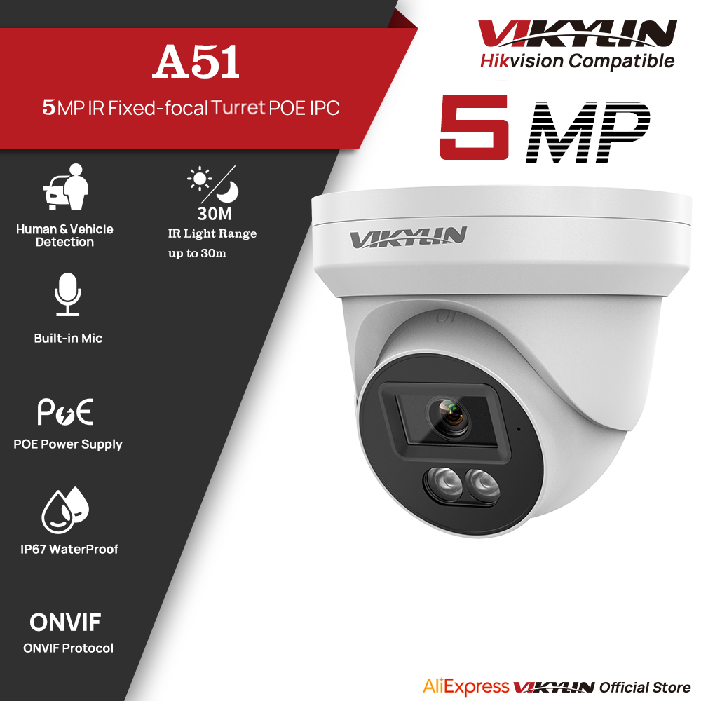 VIKYLIN 5MP IP Security Camera - огляд і ціна Outdoor Power G Motion