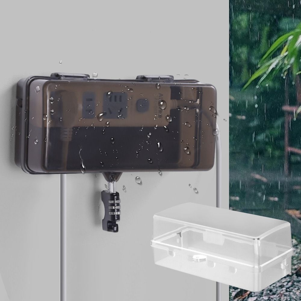 Durable Plastic Plug Box Anti- - огляд і ціна Outdoor Power Outlet Waterproof