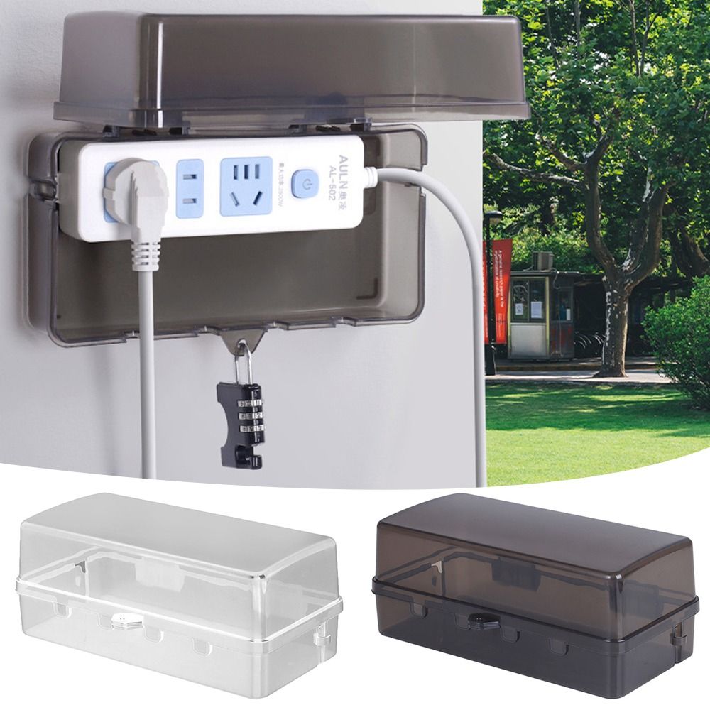 Durable Plastic Plug Box Anti- - огляд і ціна Outdoor Power Outlet Waterproof