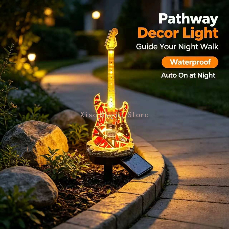 Creative Electric Guitar Solar - огляд і ціна Outdoor Power Stake