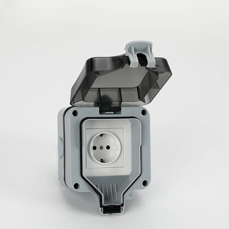 EU KR Outdoor Wall Waterproof  - огляд і ціна Outdoor Power Outlet Waterproof