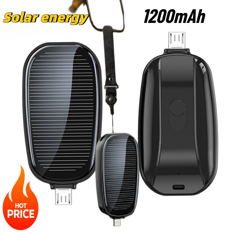 1200mAh Solar Mini Power Bank  - огляд і ціна Outdoor Usb Power Outlet
