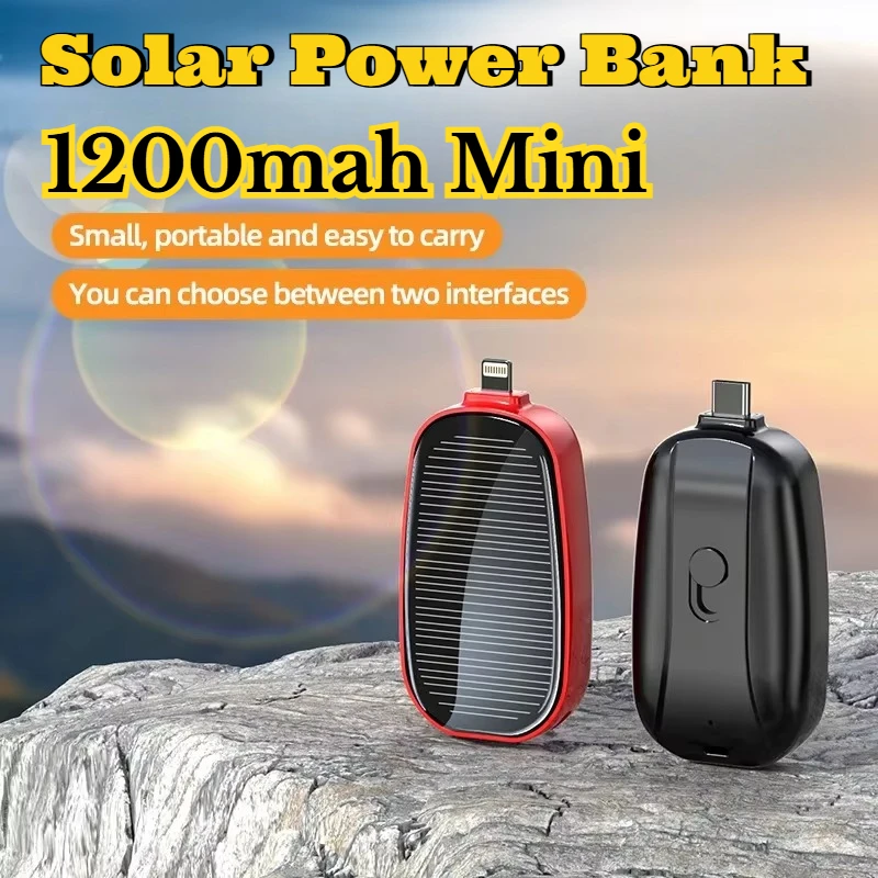 1200mAh Solar Mini Power Bank  - огляд і ціна Outdoor Usb Power Outlet