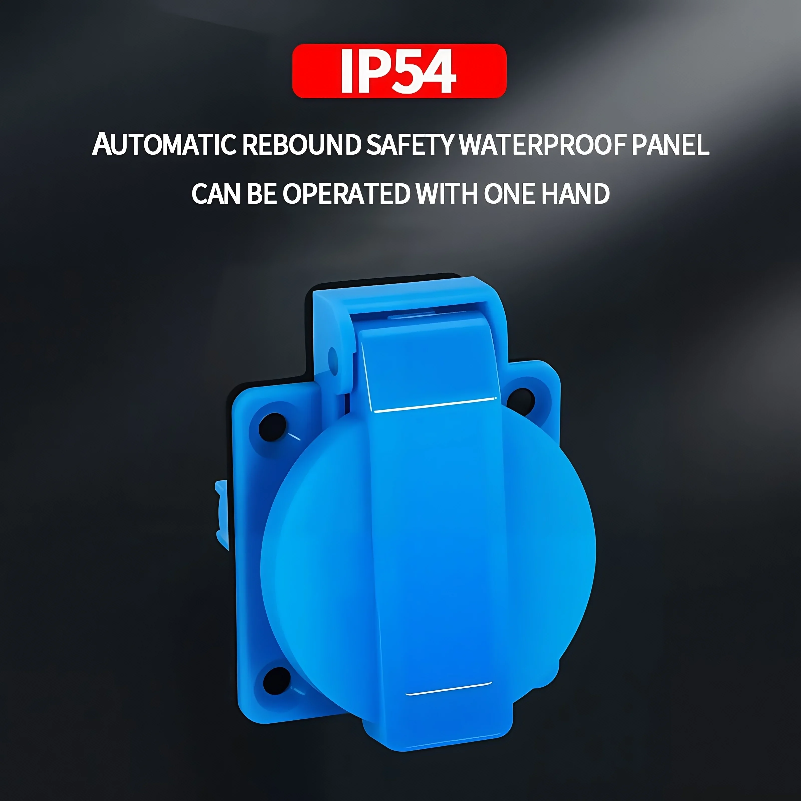 IP54 16A Waterproof Industrial - огляд і ціна Outdoor Power Outlet Waterproof