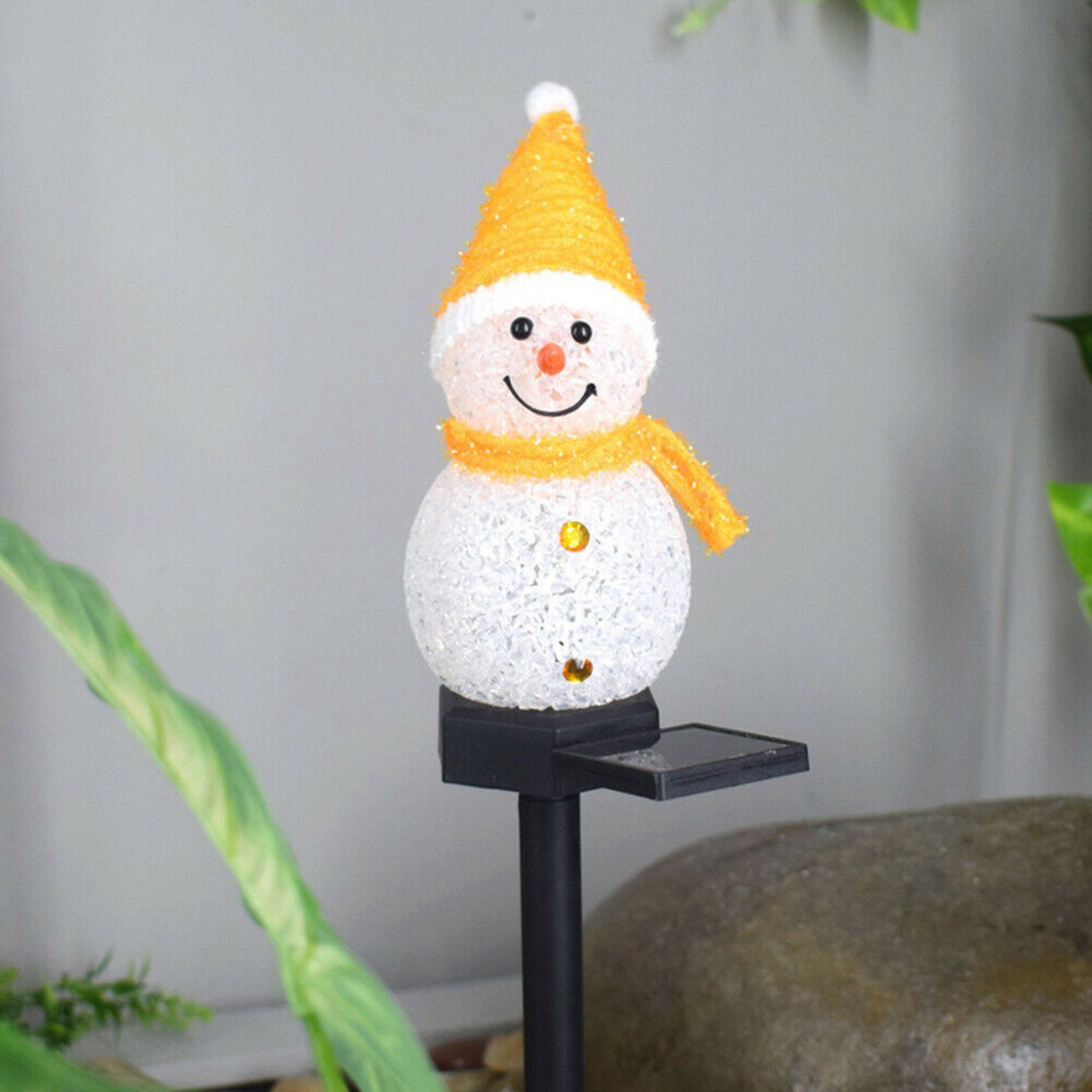 A72P Snowman Solar Lights Chri - огляд і ціна Outdoor Solar Power Xmas Lights
