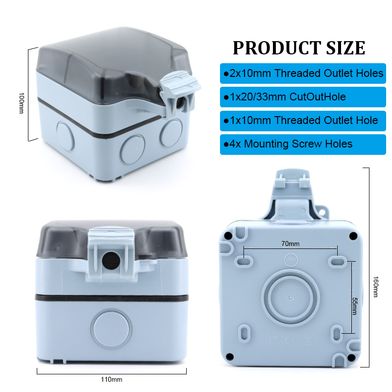 Outdoor Power Outlet Box Water - огляд і ціна Outdoor Power Outlet Waterproof