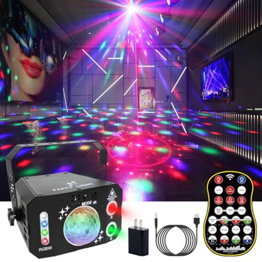7 Lens Disco Ball LightsUSB Po - огляд і ціна Outdoor Solar Power Xmas Lights