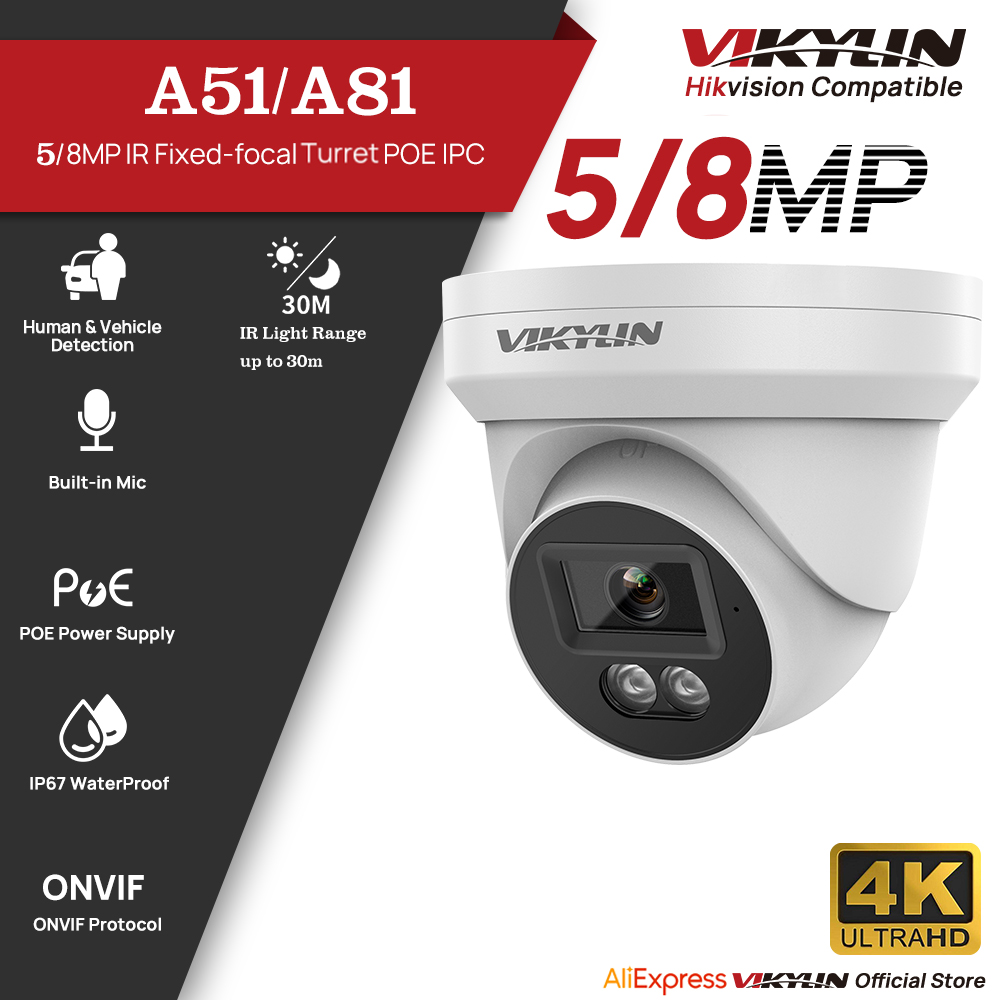 VIKYLIN 5/8MP HD IP Security C - огляд і ціна Outdoor Power G Motion