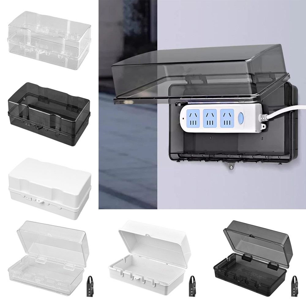 Portable Plastic Plug Box Anti - огляд і ціна Outdoor Power Outlet Waterproof