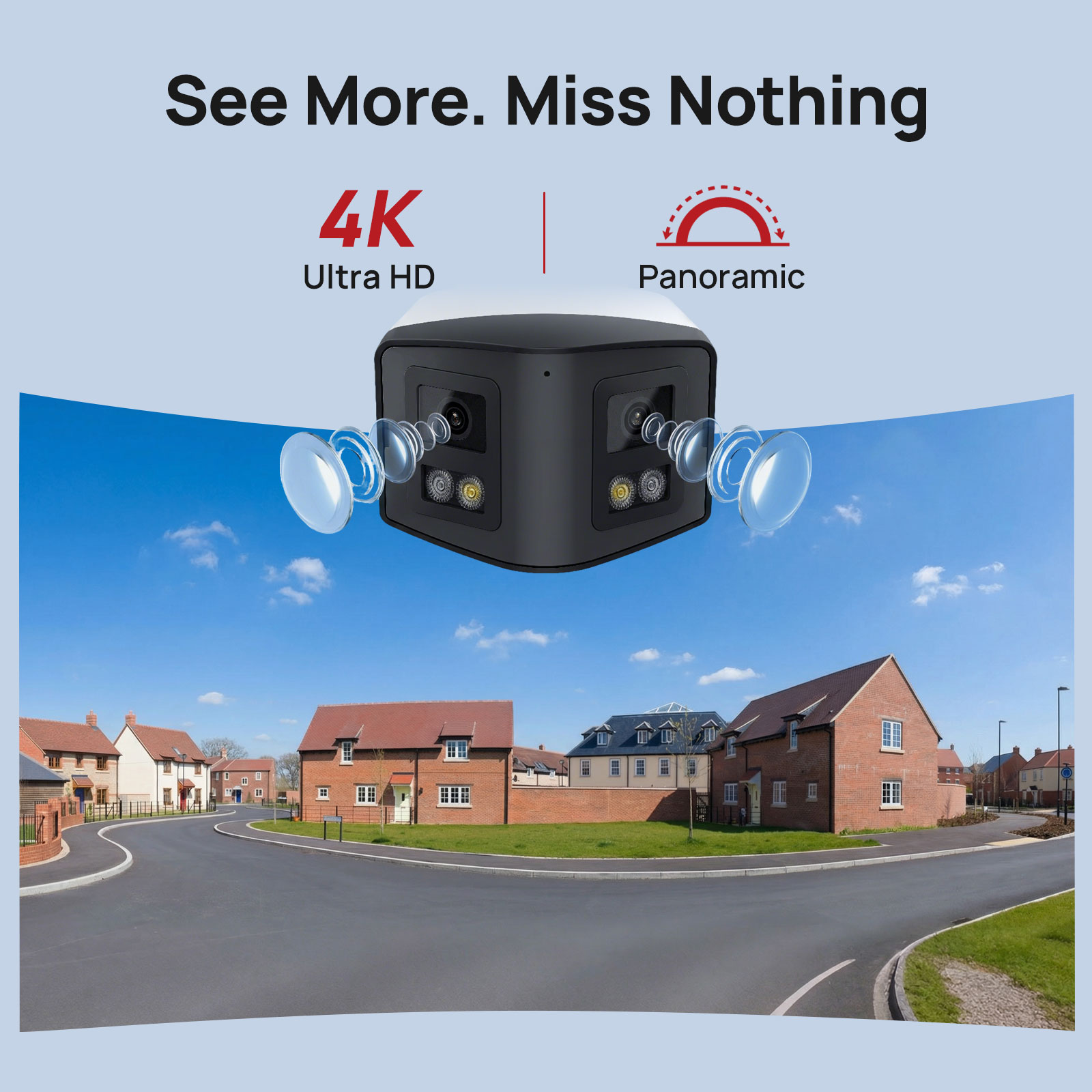 VIKYLIN 170° Panoramic Securit - огляд і ціна Outdoor Power G Motion
