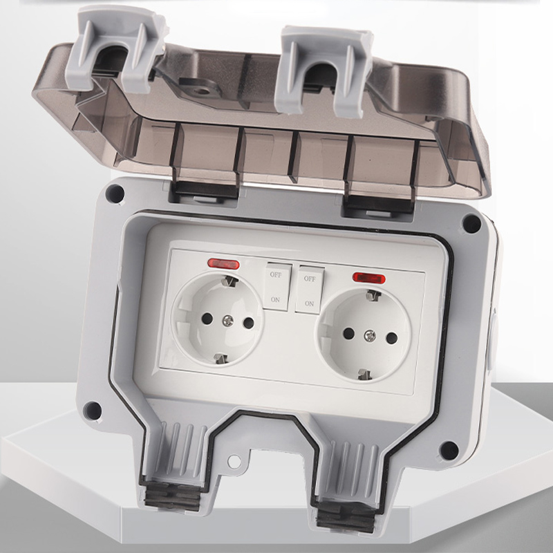 IP66 EU German standard doubll - огляд і ціна Outdoor Usb Power Strip