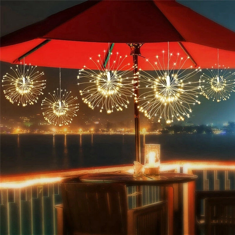 120Led 200 Led Solar Lamp Star - огляд і ціна Outdoor Solar Power Xmas Lights