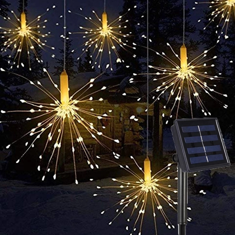 120Led 200 Led Solar Lamp Star - огляд і ціна Outdoor Solar Power Xmas Lights