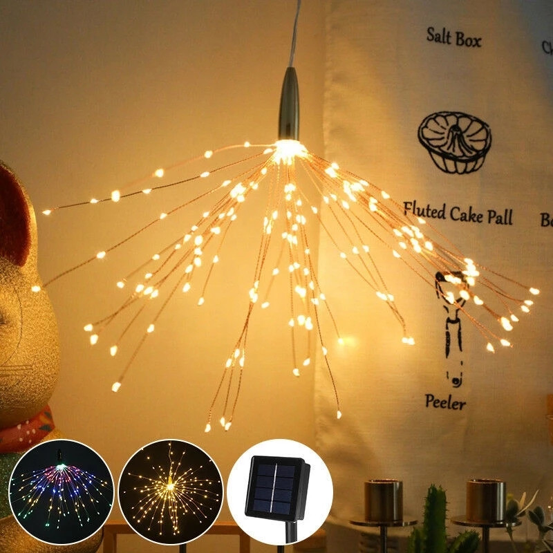 120Led 200 Led Solar Lamp Star - огляд і ціна Outdoor Solar Power Xmas Lights