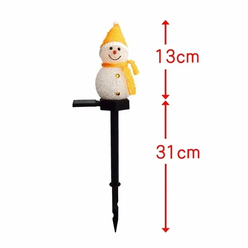 Solar Powered Snowman Ground S - огляд і ціна Outdoor Solar Power Xmas Lights