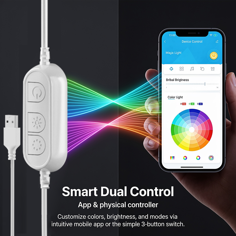 5M RGB Color Changing Neon Lig - огляд і ціна Outdoor Usb Power Strip